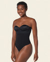 Strapless Tummy Sculpting Body Shaper with Thong
