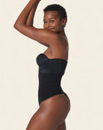 Strapless Tummy Sculpting Body Shaper with Thong