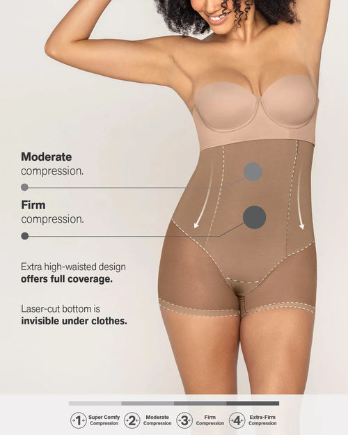 Invisible Hi-Waist Control Short