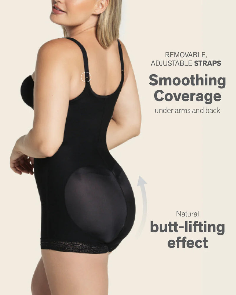 Full Body Power Slimmed Body Shaper in boyshort style