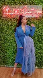 Chrissy Denim Blazer Dress