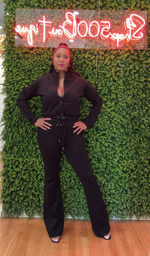 Not So Casual Tracksuit in Black