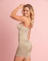 Latex Strapless Bodysuit with Booty Booster