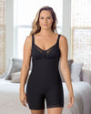 Power Body Shaper with Thighs Slimmer and Side Zippers