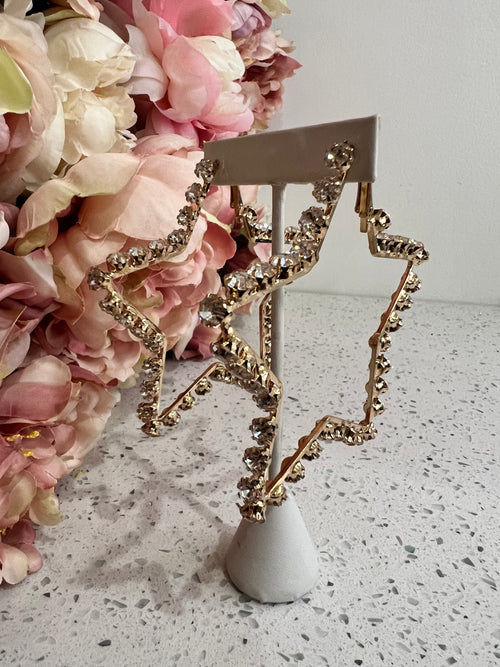 Star Diamond Earrings