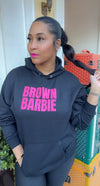 BROWN BARBIE HOODIE